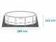 Intex Prisma Frame Greywood 26744NP - &Oslash;549x122 cm - Round Pool
