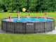 Intex Prisma Frame Greywood 26744NP - Round Pool