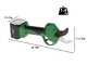 GreenBay TOPCUT 40 Electric Pruning Shears on Extension Pole - 2x 21 V 4Ah Batteries - 40mm Cutting diameter