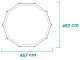 Intex Metal Frame 28242NP - &Oslash;457x122 cm - Round Pool