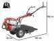 Barbieri RED - Petrol Two-wheel Tractor - Honda GX160 - 4.8HP