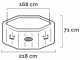 Intex Octagonal Jet &amp; Bubble Deluxe 28462EX - Hot Tub Spa Pool