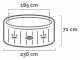 Intex Round Bubble Massage 28412EX - &Oslash;236x71 cm - Hot Tub Spa Pool