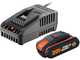Worx WA3601 - Starter Kit Battery 20V/2Ah + Rapid Charger