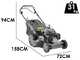 Marina Systems HR 46 SH 4-in-1 self-propelled lawn mower - Honda GCVx 170 engine