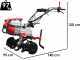Barbieri B/100NT - 6.5 HP Petrol Garden Tiller - Honda GX200 Engine