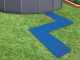 Intex 29081 Blue Non-Slip Tiles 50x50 cm - 8 pcs