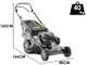 Marina Systems HR 57 SH Self-Propelled Lawn Mower - 4IN1- Honda GCVx 200 Engine