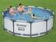 Bestway Steel Pro Max 56418 - &Oslash;366x100 cm  - Round Pool + Filter Pump and Ladder