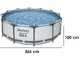 Bestway Steel Pro Max 56418 - &Oslash;366x100 cm  - Round Pool + Filter Pump and Ladder