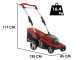Einhell RASARRO 36/40 Battery-Powered Lawn Mower - Two 18V-4ah Batteries