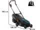 Gardena PowerMax 37/36V P4A Battery-Powered Electric Lawn Mower - 36V/ 4ah - 37 cm