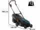 Gardena PowerMax 37/36V P4A Battery-Powered Electric Lawn Mower - 4ah - 37 cm