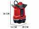 Einhell GE-DP 18/25 li Submersible Pump for Dirty Water - Battery 18 V 2.5Ah and Battery Charger