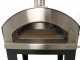 Rossofuoco Nonna Luisa Nero - Outdoor Wood-Fired Oven with Cart
