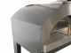 Rossofuoco Nonna Luisa Nero - Outdoor Wood-Fired Oven with Cart