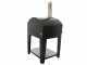 Rossofuoco Nonna Luisa Nero - Outdoor Wood-Fired Oven with Cart
