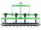 SevenItaly BIG 4-element Tractor-Mounted Ripper - 160 cm Mechanical Roller