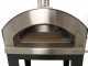 Rossofuoco Campagnolo Nero - Outdoor Wood-Fired Oven with Cart