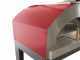 Rossofuoco Campagnolo Rosso - Outdoor Wood-Fired Oven with Cart 