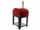 Rossofuoco Campagnolo Rosso - Outdoor Wood-Fired Oven with Cart 