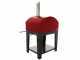 Rossofuoco Campagnolo Rosso - Outdoor Wood-Fired Oven with Cart 