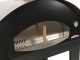 Rossofuoco Benni Marrone - Outdoor Wood-Fired Oven with Cart 