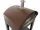 Rossofuoco Benni Marrone - Outdoor Wood-Fired Oven with Cart 