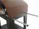 Rossofuoco Benni Marrone - Outdoor Wood-Fired Oven with Cart 