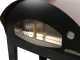 Rossofuoco Benni Marrone - Outdoor Wood-Fired Oven with Cart 