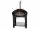 Rossofuoco Benni Marrone - Outdoor Wood-Fired Oven with Cart 