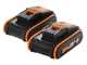 Worx Nitro WG286E Battery-powered Hedge Trimmer - 2x20V 2Ah Batteries - 60 cm Steel Blade