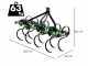 Seven Italy Vibropac Vibro Cultivator 140cm - 9 Tines - 140cm Working Width