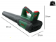 Bosch Advanced Leaf Blower 36V-750 - Battery-Powered Electric Leaf Blower - 36V 2Ah