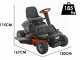 Yard Force E559 - 56V/50Ah Battery-powered Riding-on Mower - Side Discharge and Mulching
