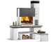 Palazzetti New York - Wood and Charcoal Masonry Barbecue
