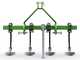 Seven Italy Simply a 4 - Square Spring Grubber with Curl - 120cm