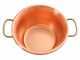 LAR Polentamatic - Hammered Copper Electric Pot for Polenta with Flat Base 3.5 L - max 8W