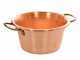 LAR Polentamatic - Hammered Copper Electric Pot for Polenta with Flat Base 3.5 L - max 8W
