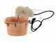 LAR Polentamatic - Hammered Copper Electric Pot for Polenta with Flat Base 4.5 L - 8W