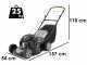 Alpina AL4 46 SA Trailed Lawn Mower - Stiga ST 120 Engine