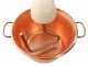 LAR Polentamatic - Hammered Copper Electric Induction Pot for Polenta 6.5 L - max 8W
