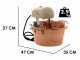 LAR Polentamatic - Hammered Copper Electric Induction Pot for Polenta 4.5 L - max 8W