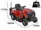 Troy Bilt Bronco 92T-R Riding-on Mower - Hydrostatic Transmission - Grass Collector