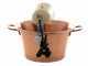 LAR Polentamatic - Hammered Copper Electric Induction Pot for Polenta 6.5 L - 8W