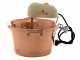 LAR Polentamatic - Hammered Copper Electric Induction Pot for Polenta 6.5 L - 8W