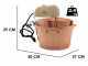 LAR Polentamatic - Hammered Copper Electric Induction Pot for Polenta 6.5 L - 8W