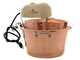 LAR Polentamatic - Hammered Copper Electric Induction Pot for Polenta 6.5 L - max 8W