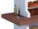 Linea VZ Panarea - Wood and Charcoal Masonry Barbecue