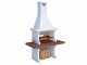 Linea VZ Panarea - Wood and Charcoal Masonry Barbecue